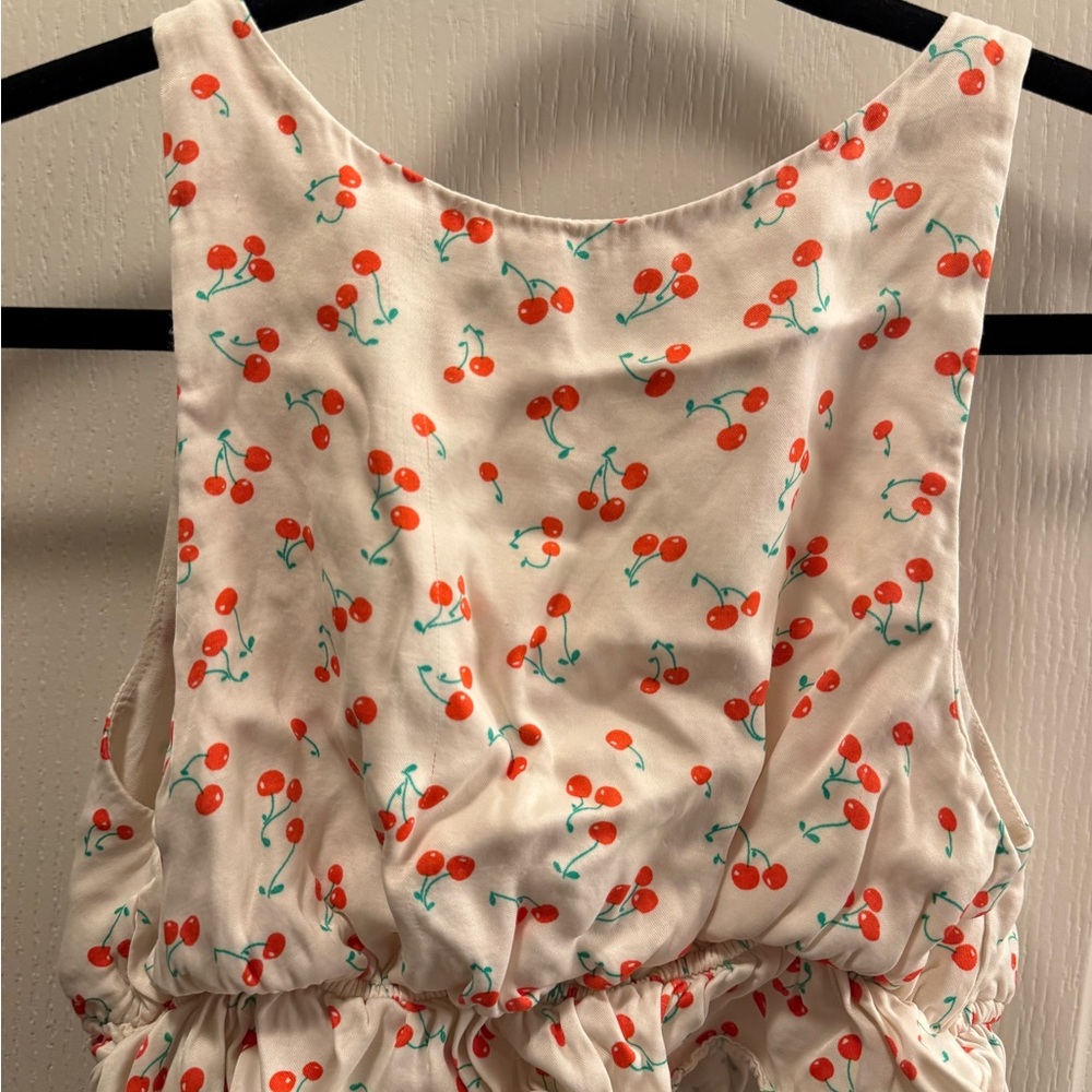 Zara Cherry Patterned Crop Top - image 5
